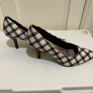 Black & White checkered heels